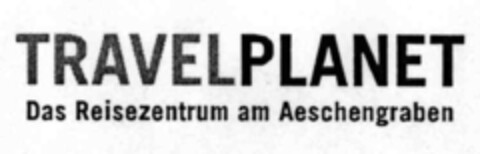 TRAVELPLANET Das Reisezentrum am Aeschengraben Logo (IGE, 27.10.1999)