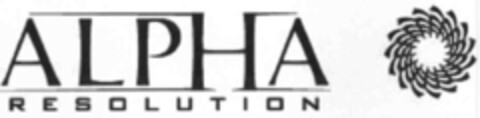 ALPHA RESOLUTION Logo (IGE, 07.02.2003)