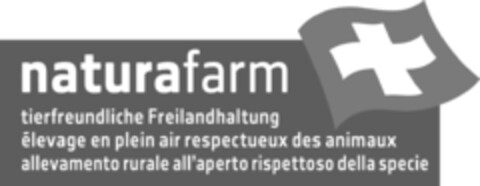 naturafarm tierfreundliche Freilandhaltung élevage en plein air respectueux des animaux allevamento rurale all'aperto rispettoso della specie Logo (IGE, 05/08/2015)