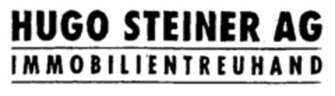 HUGO STEINER AG IMMOBILIENTREUHAND Logo (IGE, 09.07.2003)