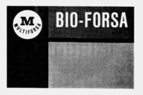 M MULTIFORSA BIO-FORSA Logo (IGE, 11.10.1982)