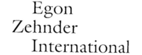 Egon Zehnder International Logo (IGE, 17.05.1993)