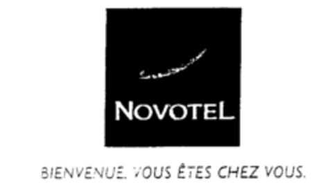 NOVOTEL BIENVENUE, VOUS ETES CHEZ VOUS. Logo (IGE, 20.10.1994)
