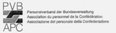 PVB Personalverband der Bundesverwaltung Association du personnel de la Confédération Associazione del personale della Confederazione Logo (IGE, 03/15/1996)