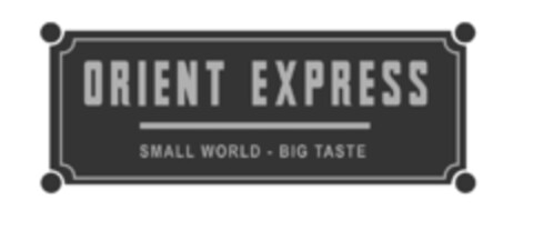 ORIENT EXPRESS SMALL WORLD - BIG TASTE Logo (IGE, 27.09.2023)