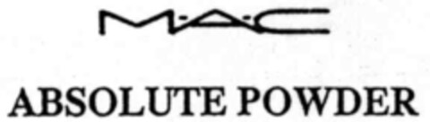 MAC ABSOLUTE POWDER Logo (IGE, 09/21/1999)