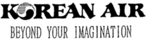 KOREAN AIR BEYOND YOUR IMAGINATION Logo (IGE, 24.10.1995)