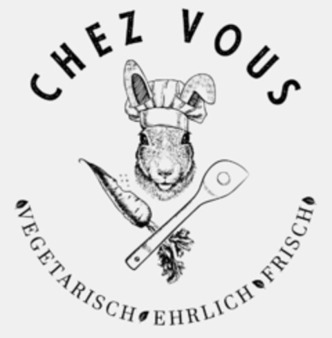 CHEZ VOUS VEGETARISCH EHRLICH FRISCH Logo (IGE, 20.11.2023)