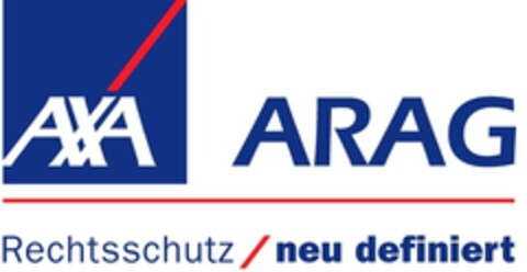 AXA ARAG Rechtsschutz / neu definiert Logo (IGE, 17.04.2009)