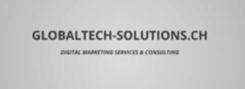 GLOBALTECH-SOLUTIONS.CH DIGITAL MARKETING SERVICES & CONSULTING Logo (IGE, 15.02.2024)