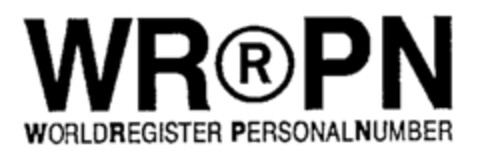 WR PN WORLDREGISTER PERSONALNUMBER Logo (IGE, 12/12/1996)