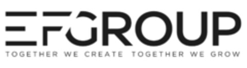 EFGROUP TOGETHER WE CREATE TOGETHER WE GROW Logo (IGE, 06/15/2021)