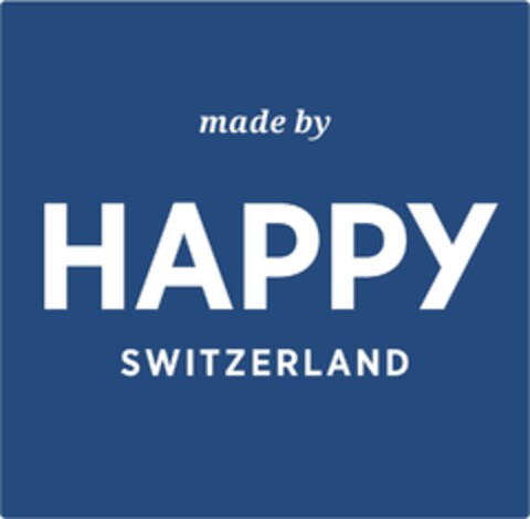 made by HAPPY SWITZERLAND Logo (IGE, 15.08.2014)