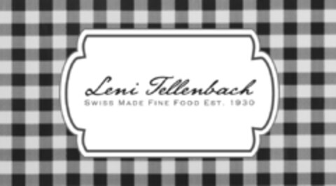 Leni Tellenbach SWISS MADE FINE FOOD EST. 1930 Logo (IGE, 11/02/2015)