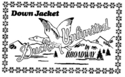 Ducks Unlimited Down Jacket by BROADWAY Logo (IGE, 02.02.1988)