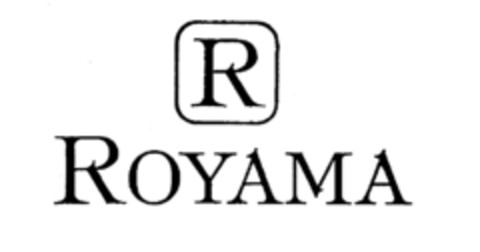 R ROYAMA Logo (IGE, 12.05.1978)