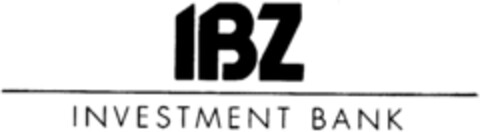 IBZ INVESTMENT BANK Logo (IGE, 04/16/1999)