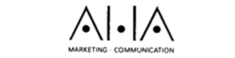 AHA MARKETING COMMUNICATION Logo (IGE, 28.03.1995)