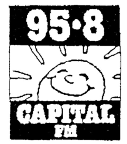 95.8 CAPITAL FM Logo (IGE, 24.08.2000)