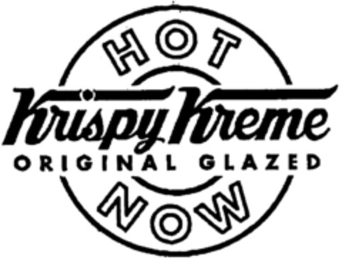 HOT NOW Krispy Kreme ORIGINAL GLAZED Logo (IGE, 02.11.2001)