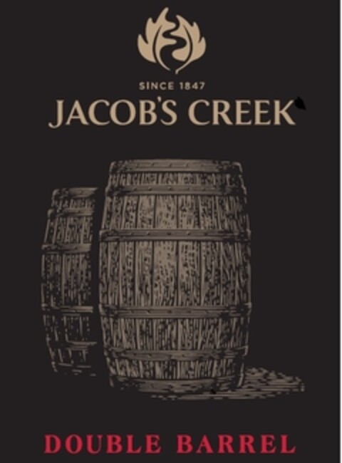 SINCE 1847 JACOB'S CREEK DOUBLE BARREL Logo (IGE, 09/24/2015)