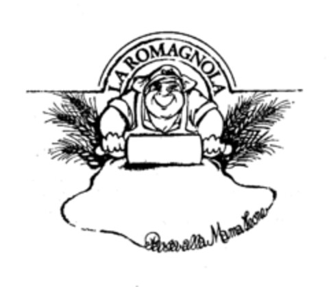 LA ROMAGNOLA Pasta alla Mama Leone Logo (IGE, 31.01.1979)
