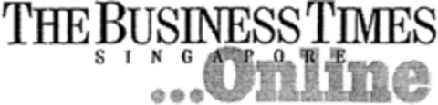 THE BUSINESS TIMES SINGAPORE ...Online Logo (IGE, 27.11.1998)