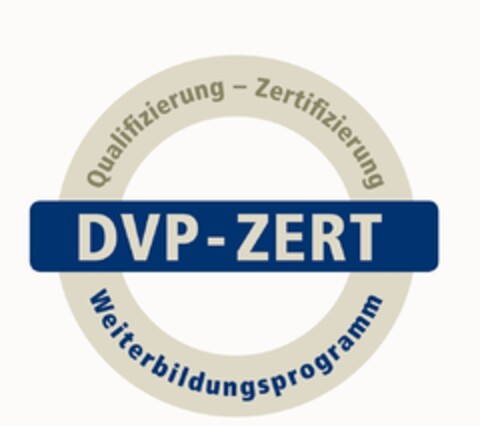 Qualifizierung - Zertifizierung DVP-ZERT Weiterbildungsprogramm Logo (IGE, 03/04/2015)