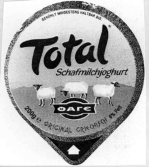 Total Schafmilchjoghurt 200 g e ORIGINAL GRIECHISCH 6% Fett Logo (IGE, 27.01.2000)