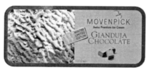 MÖVENPICK Swiss Premium Ice Cream GIANDUJA CHOCOLATE W WINTER LIMITED EDITION Logo (IGE, 18.09.2000)