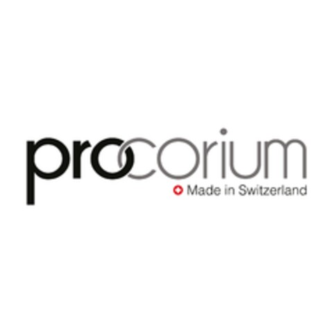 procorium Made in Switzerland Logo (IGE, 02.09.2015)