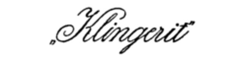 ,,Klingerit'' Logo (IGE, 10.05.1991)