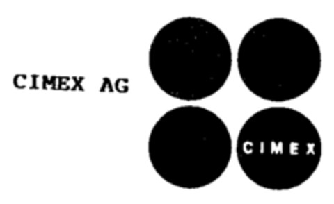 CIMEX AG CIMEX Logo (IGE, 02.08.1990)