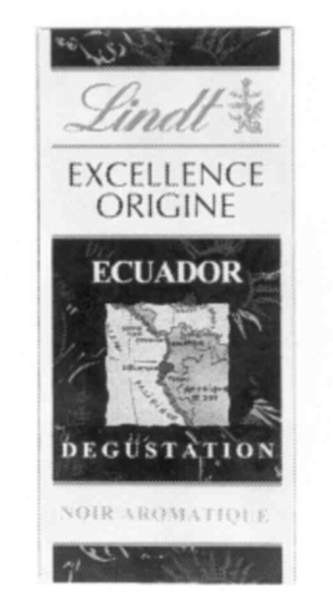 Lindt EXCELLENCE ORIGINE ECUADOR DEGUSTATION NOIR AROMATIQUE Logo (IGE, 13.10.1999)