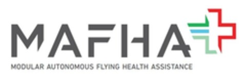 MAFHA MODULAR AUTONOMOUS FLYING HEALTH ASSISTANCE Logo (IGE, 07/05/2021)