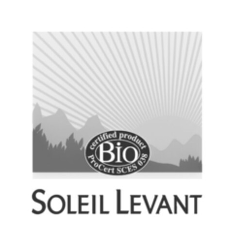 SOLEIL LEVANT Bio certified product ProCert SCES 038 Logo (IGE, 03/03/2015)