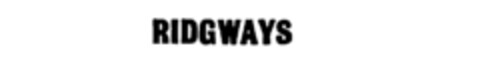 RIDGWAYS Logo (IGE, 23.01.1981)