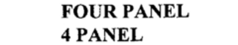 FOUR PANEL 4 PANEL Logo (IGE, 10.04.1996)