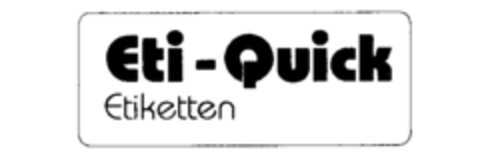 Eti-Quick Etiketten Logo (IGE, 29.12.1992)