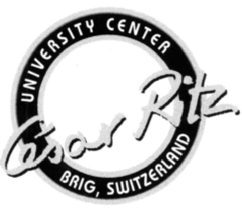 UNIVERSITY CENTER BRIG, SWITZERLAND César Ritz Logo (IGE, 27.02.2001)