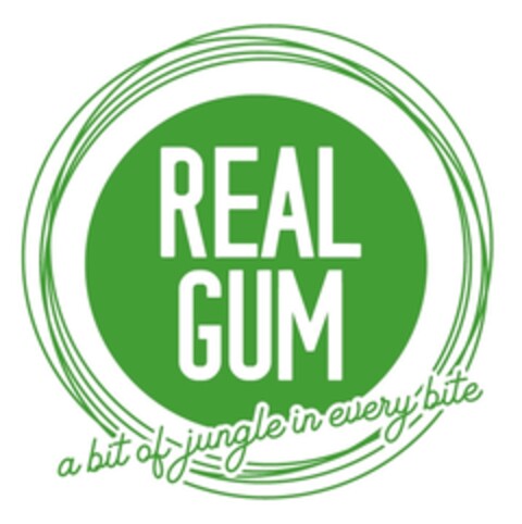 REAL GUM a bit of jungle in every bite Logo (IGE, 12.08.2019)