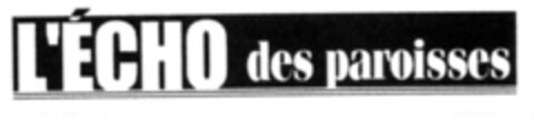 L' ÉCHO des paroisses Logo (IGE, 15.10.2002)