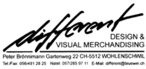 different DESIGN & VISUAL MERCHANDISING Logo (IGE, 12/27/2001)