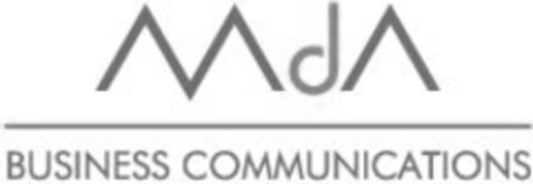 MdA BUSINESS COMMUNICATIONS Logo (IGE, 25.07.2016)