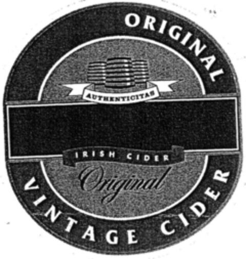 ORIGINAL VINTAGE CIDER Logo (IGE, 21.08.2001)