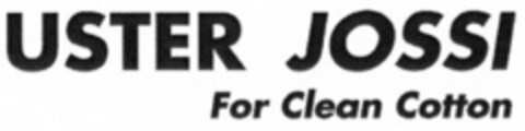 USTER JOSSI For Clean Cotton Logo (IGE, 24.04.2014)
