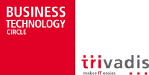 BUSINESS TECHNOLOGY CIRCLE trivadis makes IT easier. Logo (IGE, 09/05/2008)