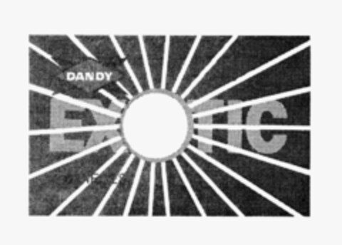 DANDY EXOTIC Logo (IGE, 08/15/1985)