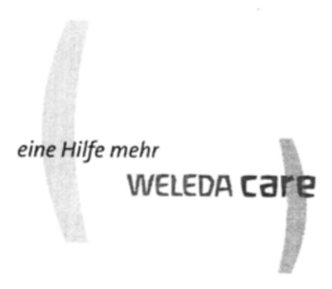 eine Hilfe mehr WELEDA care Logo (IGE, 08/29/2003)