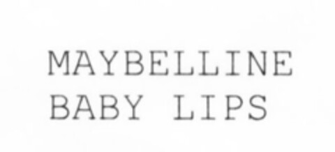 MAYBELLINE BABY LIPS Logo (IGE, 15.03.2010)
